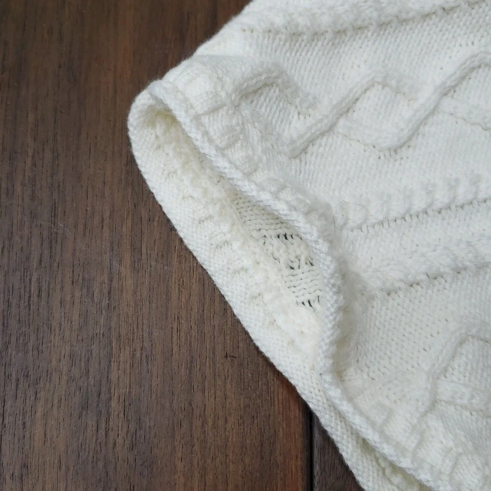 Gymboree Textured Cable Knit Poncho Sz 12-18M